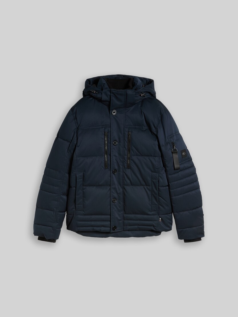 Pufferjacke mit abnehmbarer Kapuze von Men, sky captain blue