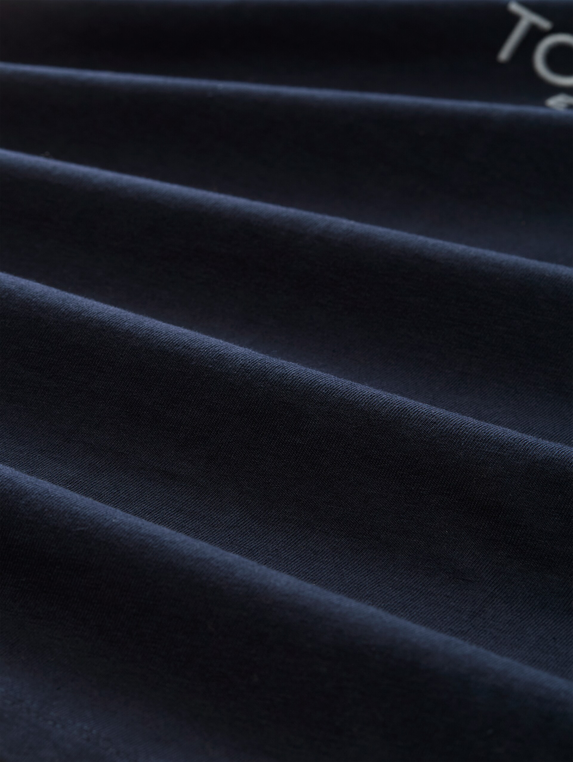 T-shirt met lange mouwen en logo-print - sky captain blue - Materiaalweergave