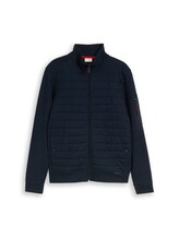Ausgewählt, Sweatjacke aus Baumwolle von Tom Tailor, blau