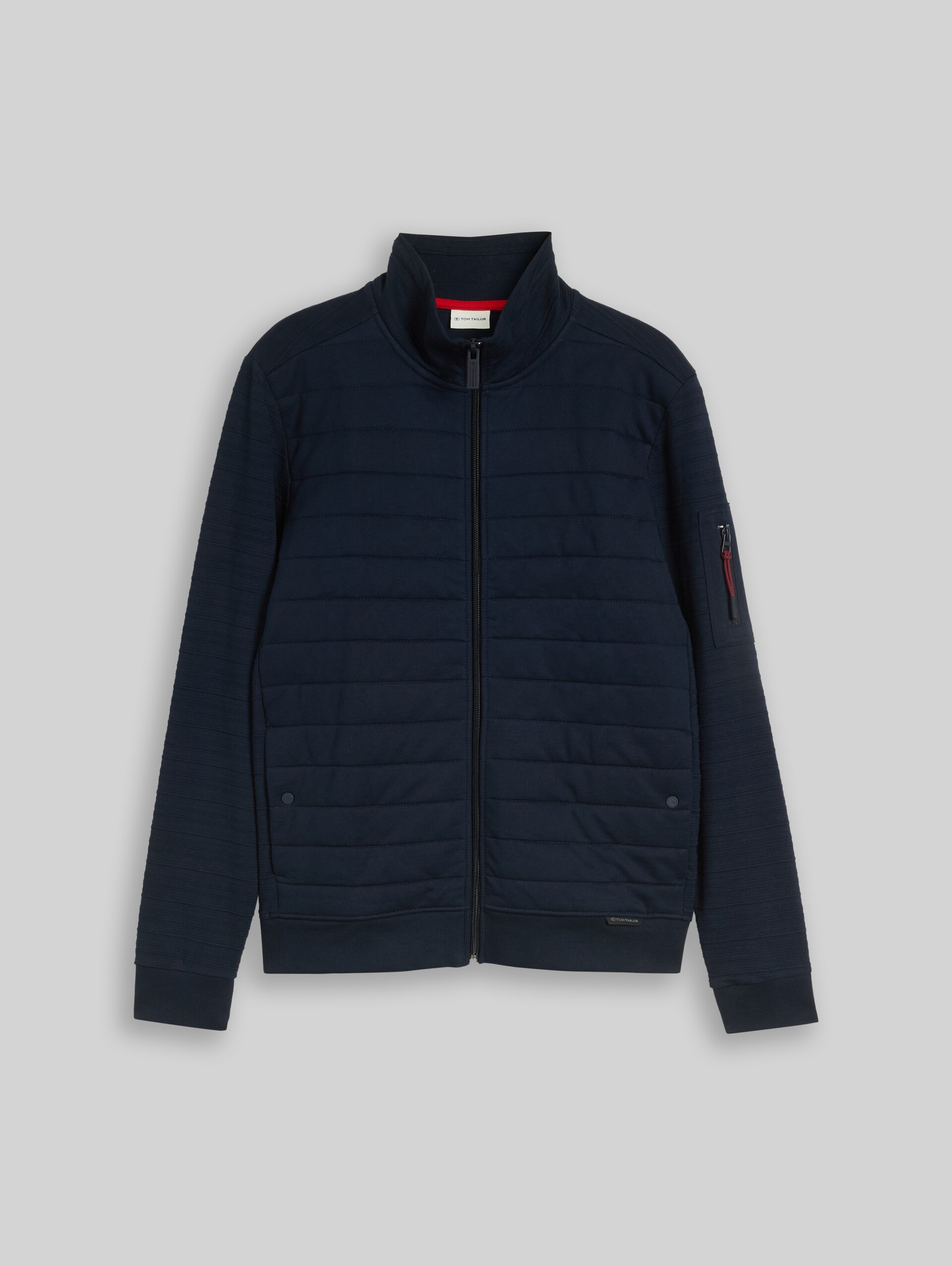 Sweatjacke aus Baumwolle - sky captain blue - Vorder-Produkt-Ansicht