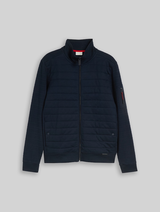 Sweatjacke aus Baumwolle von Men, sky captain blue