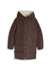 Ausgewählt, Puffer-Mantel aus wasserabweisendem Material von Tom Tailor, braun