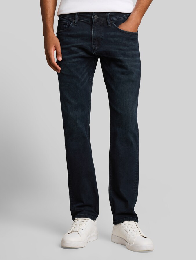 TTPIERS SLIM-jeans door Denim Male, used dark blue black denim