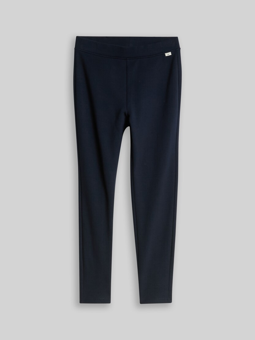 Slim-fit thermal leggings by Mini Girls, sky captain blue