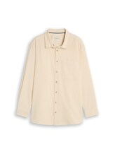 Geselecteerd, Plus Size - Corduroy overhemd met borstzak door Tom Tailor, bruin