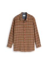Ausgewählt, Plus Size - Flanell-Hemd mit Karomuster von Tom Tailor, braun