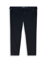 Geselecteerd, Plus Size - Chino met normale pasvorm in gewassen look door Tom Tailor, blauw