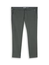 Niet geselecteerd, Plus Size - Chino met normale pasvorm in gewassen look door Tom Tailor, groen
