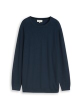 Nicht ausgewählt, Plus Size - Strickpullover aus Baumwolle von Tom Tailor, blau