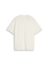 Geselecteerd, Plus Size - T-shirt met wafelstructuur door Tom Tailor, bruin