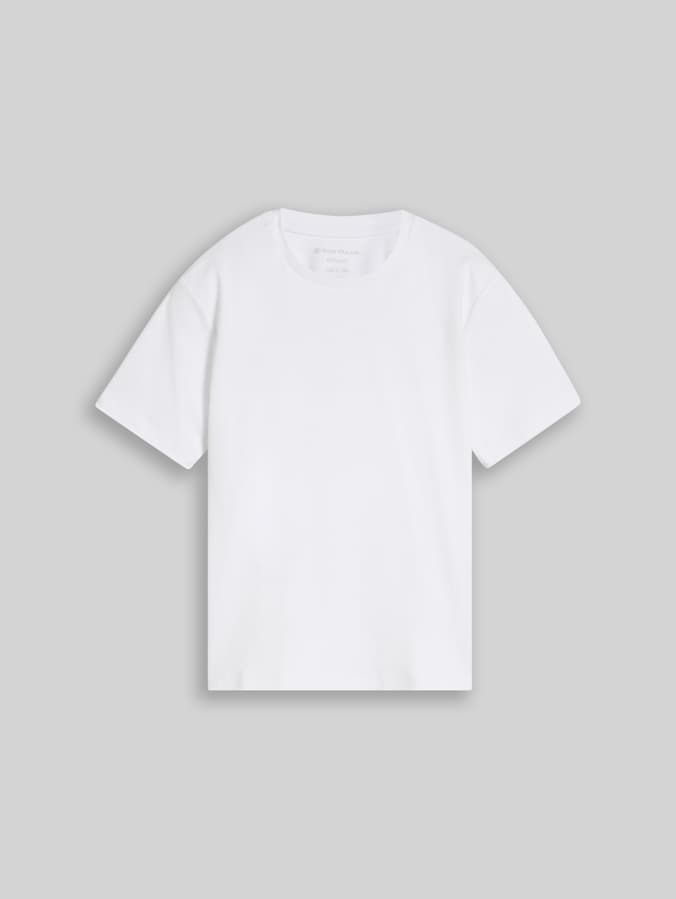 Basic T-shirt door Teen Boys, White