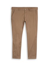 Niet geselecteerd, Plus Size - chino met normale pasvorm door Tom Tailor, bruin