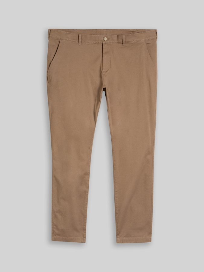 Plus Size - Regular Fit Chino Hose von Men Plus Size, Caribou Beige