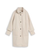 Ausgewählt, Plus Size - Bouclé Mantel im 2-in-1-Look von Tom Tailor, weiß