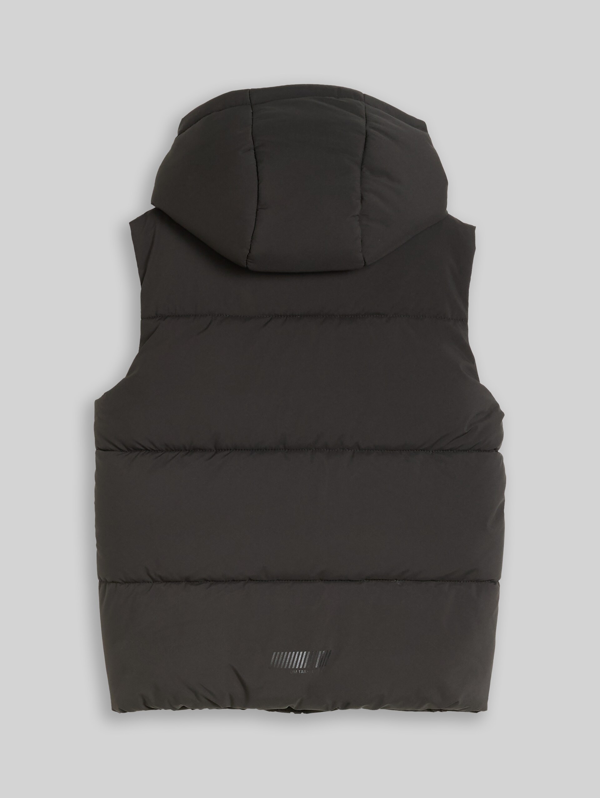Puffer-vest met capuchon - Coal Mine Grey