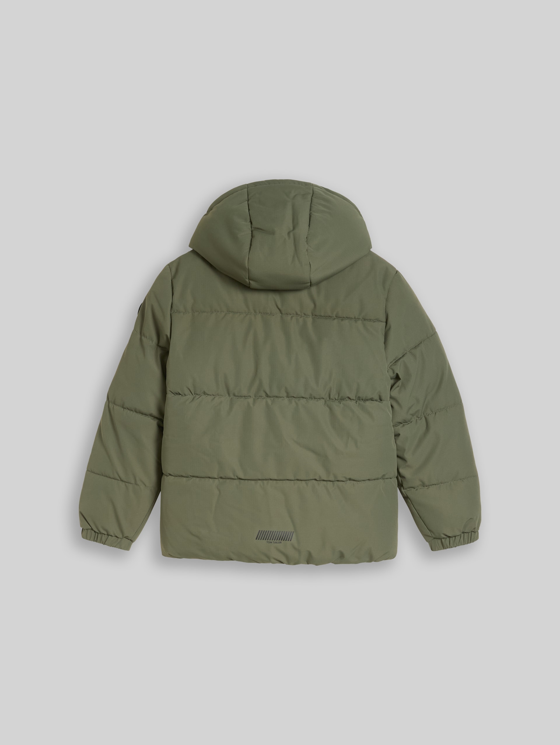 Puffer-Jacke mit abnehmbarer Kapuze - urban olive green