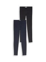 Ausgewählt, Basic Leggins im 2-er Pack von Tom Tailor, schwarz