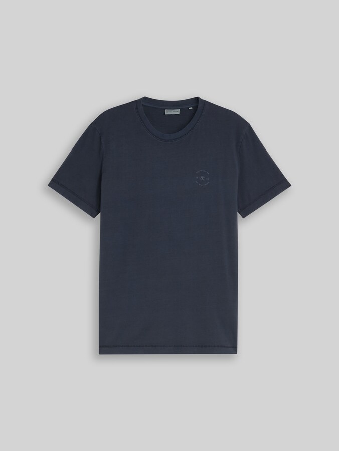 T-shirt met logoprint door Men, sky captain blue