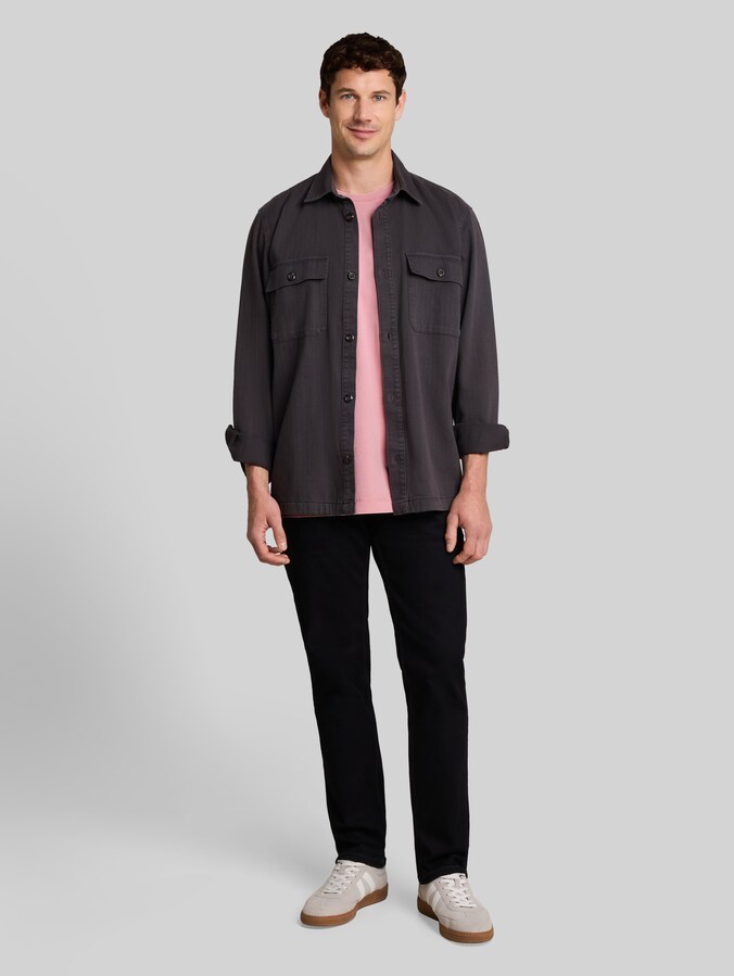 T-shirt met logoprint door Men, dusty rose