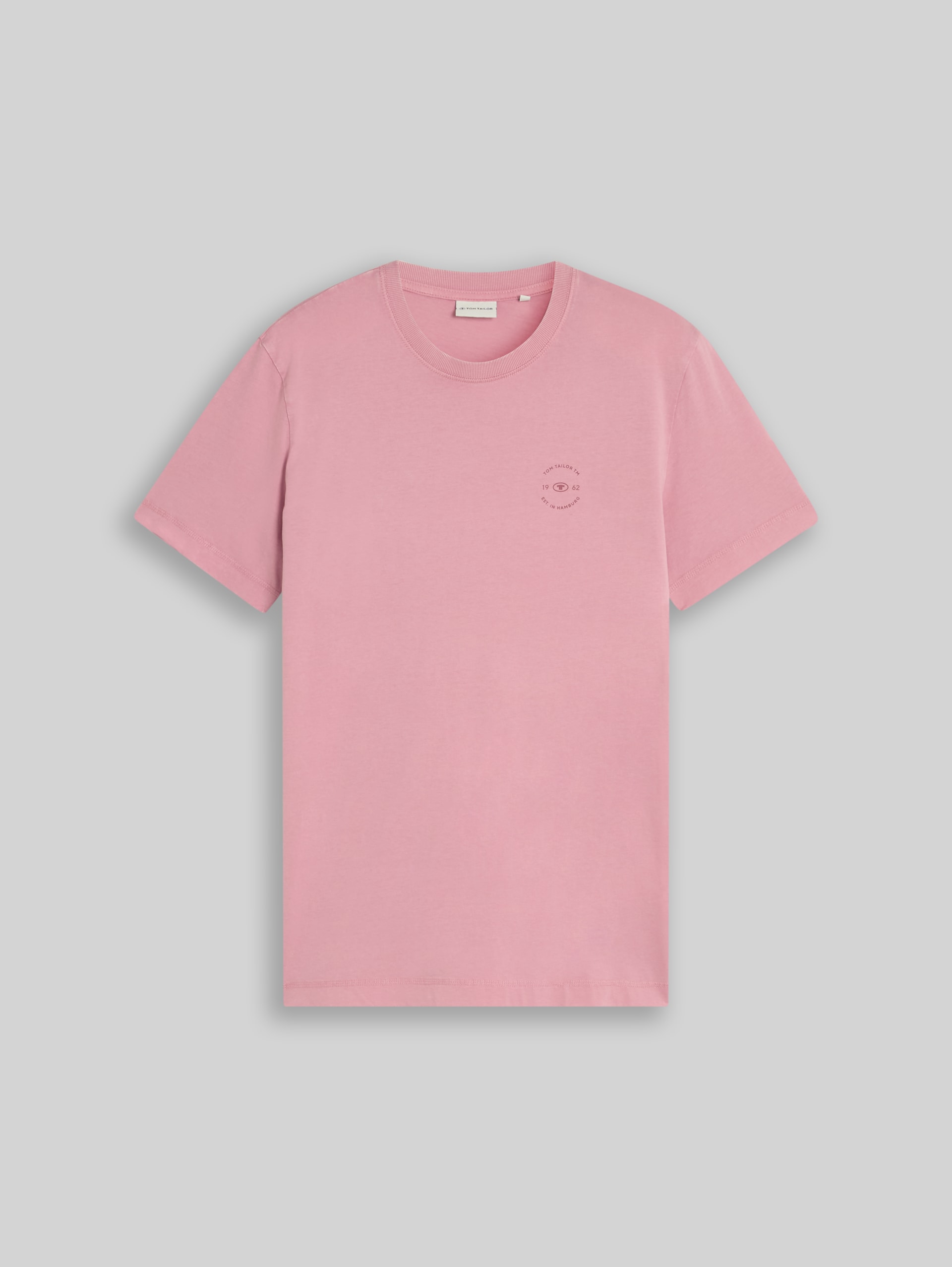 T-shirt met logoprint - dusty rose - Product vooraanzicht