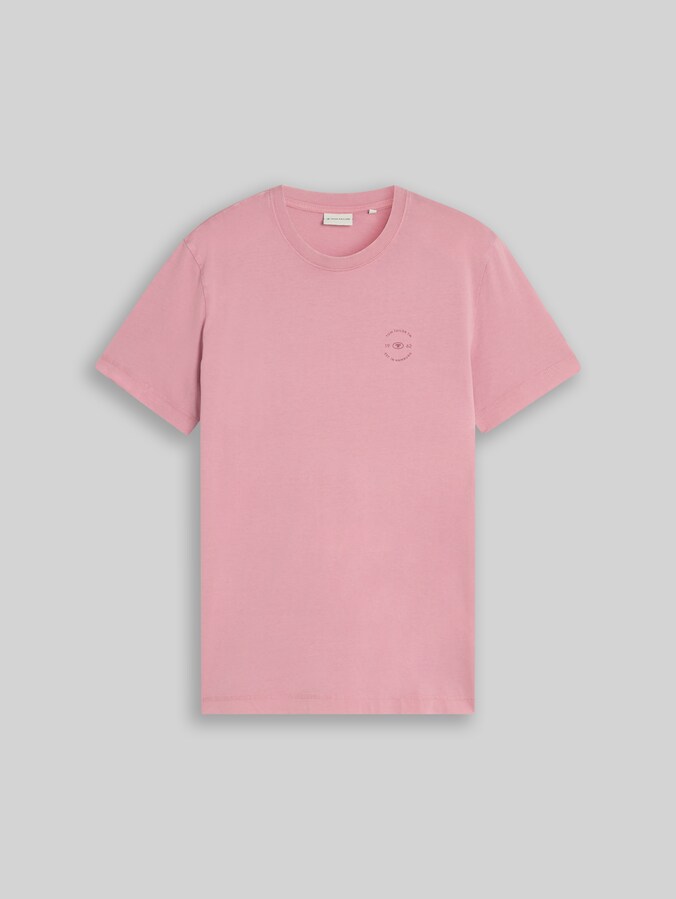 T-shirt met logoprint door Men, dusty rose