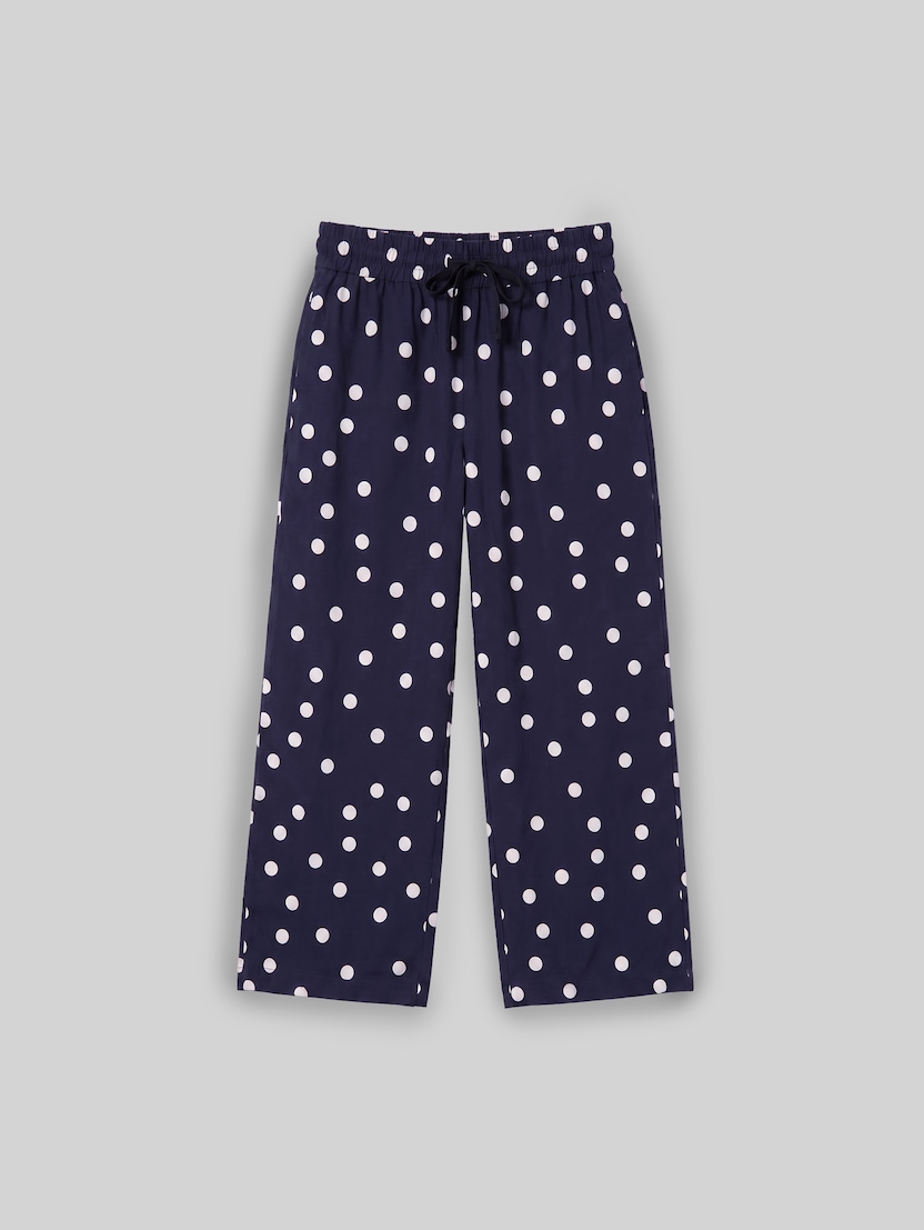 Culotte en viscose par Women, navy big dot design