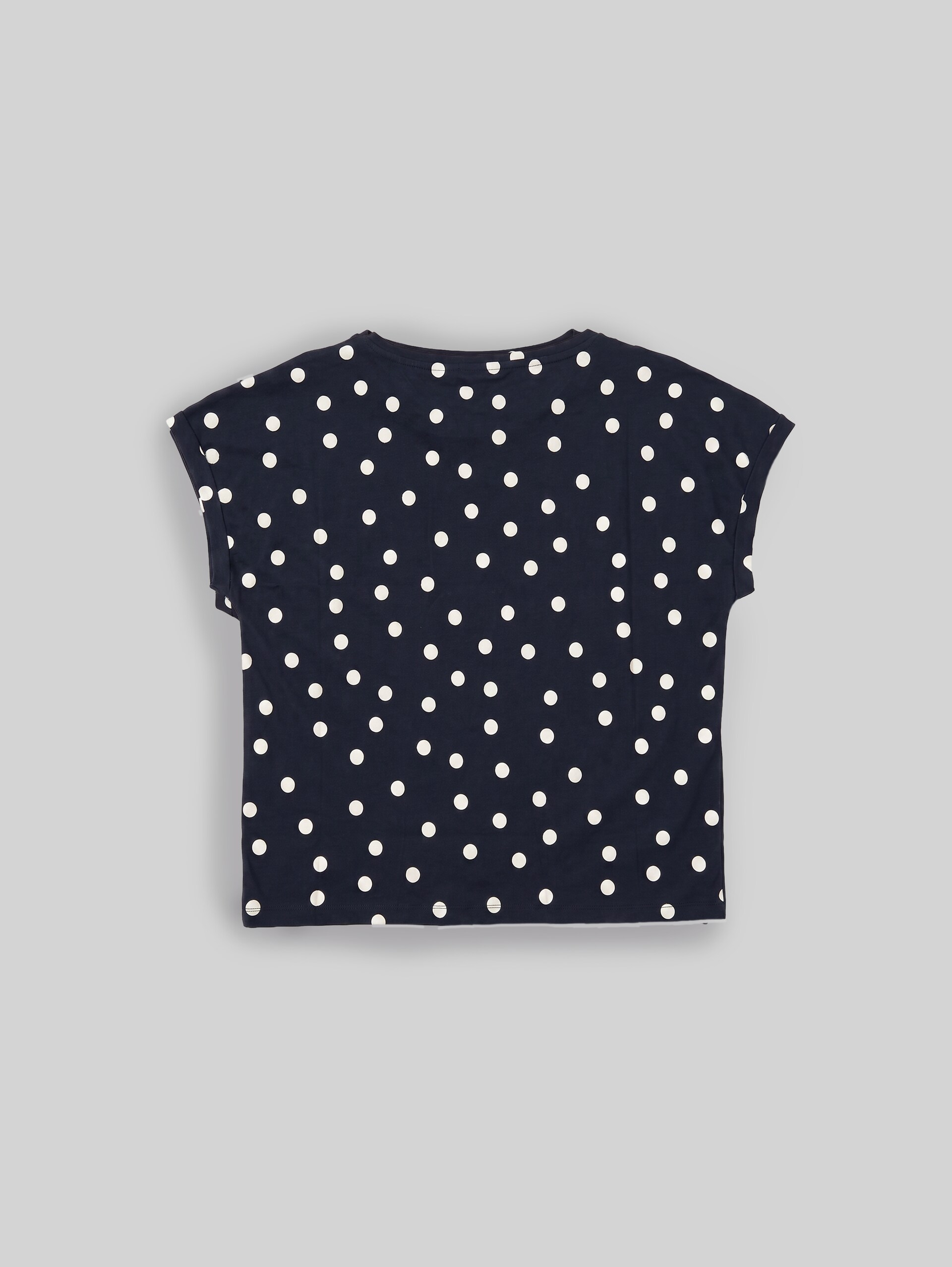 T-Shirt mit Allover-Print - navy big dot design