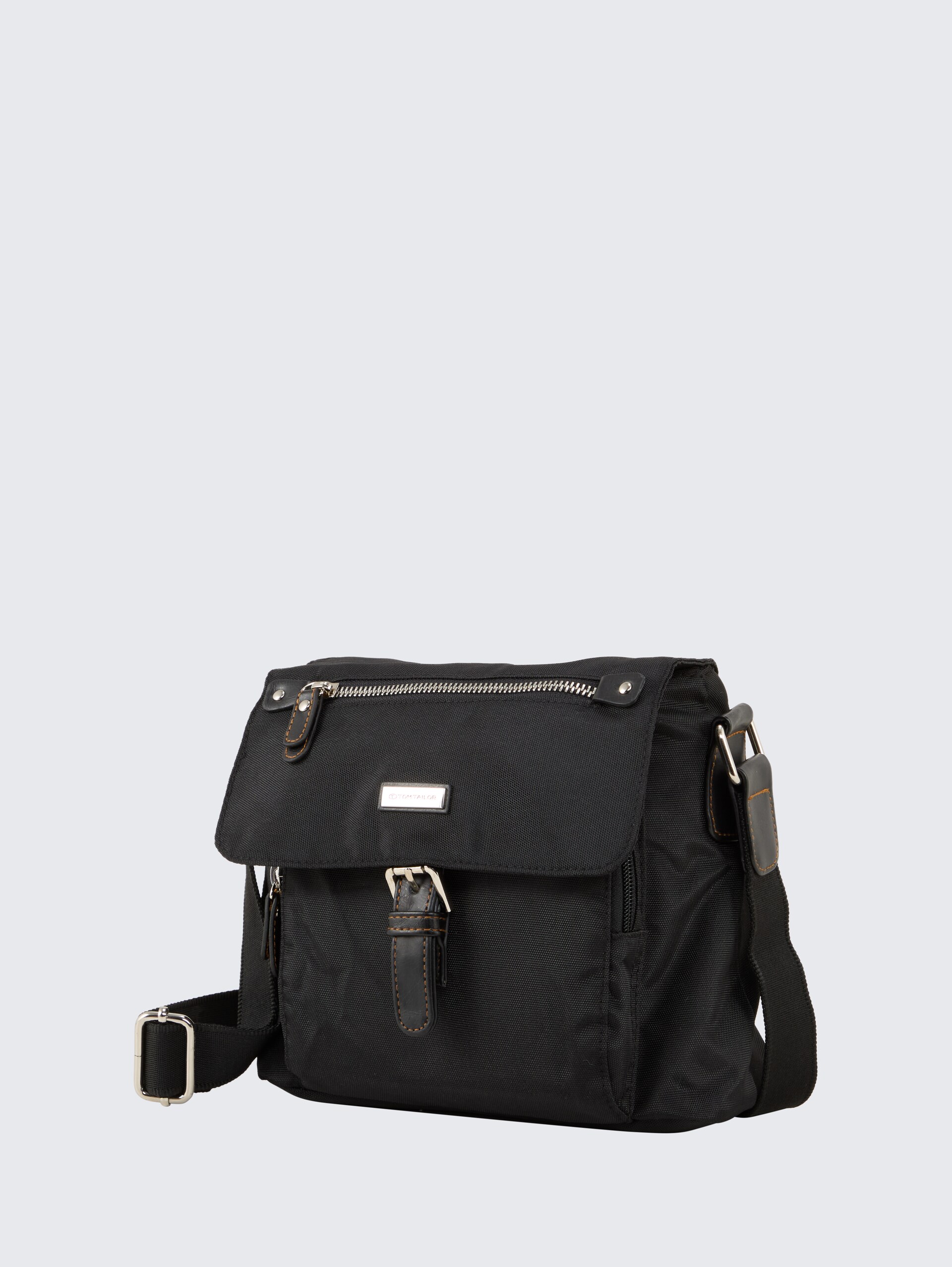 TTRINA S Umhängetasche mit Umschlag - schwarz / black - seitliche Produkt-Ansicht 