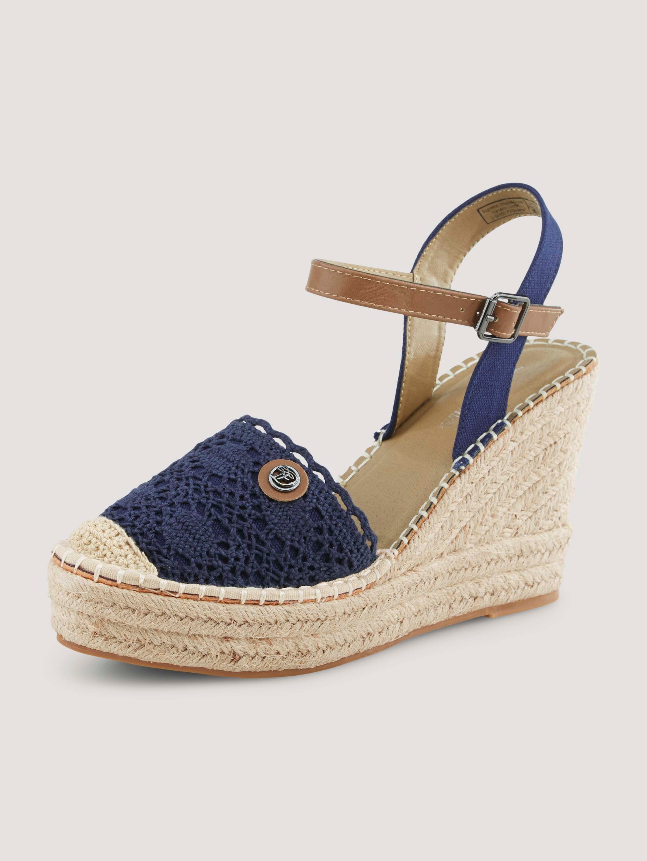 Sandalette mit Keilabsatz - 5