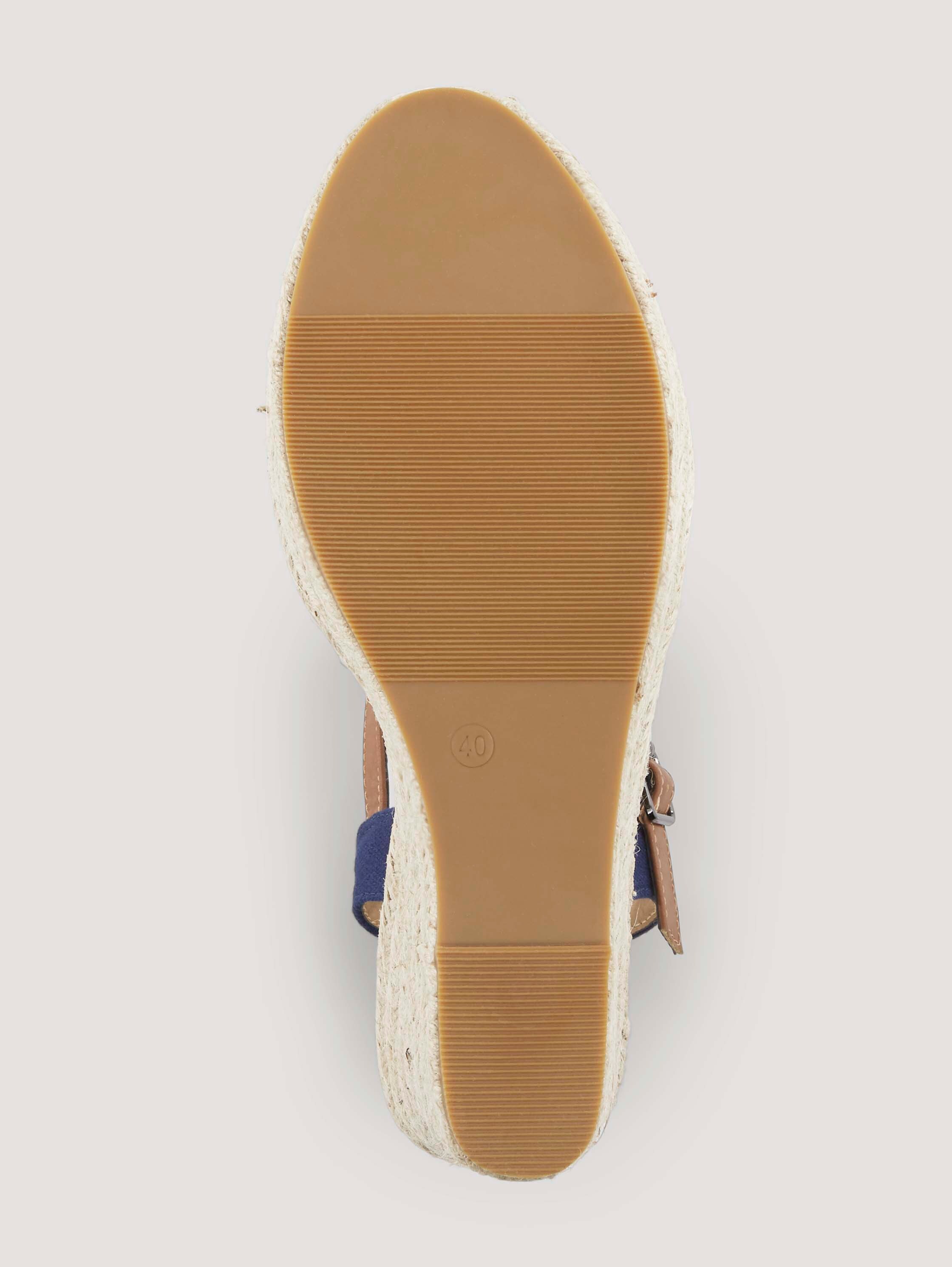 Sandalette mit Keilabsatz - 7