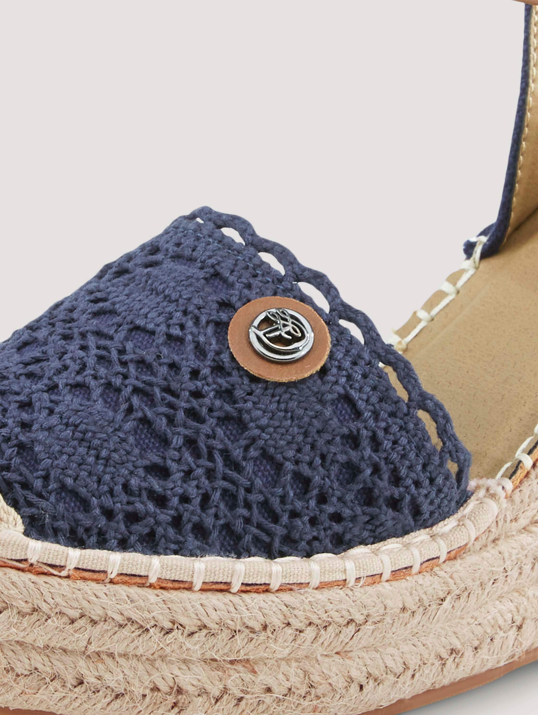 Sandalette mit Keilabsatz - 4