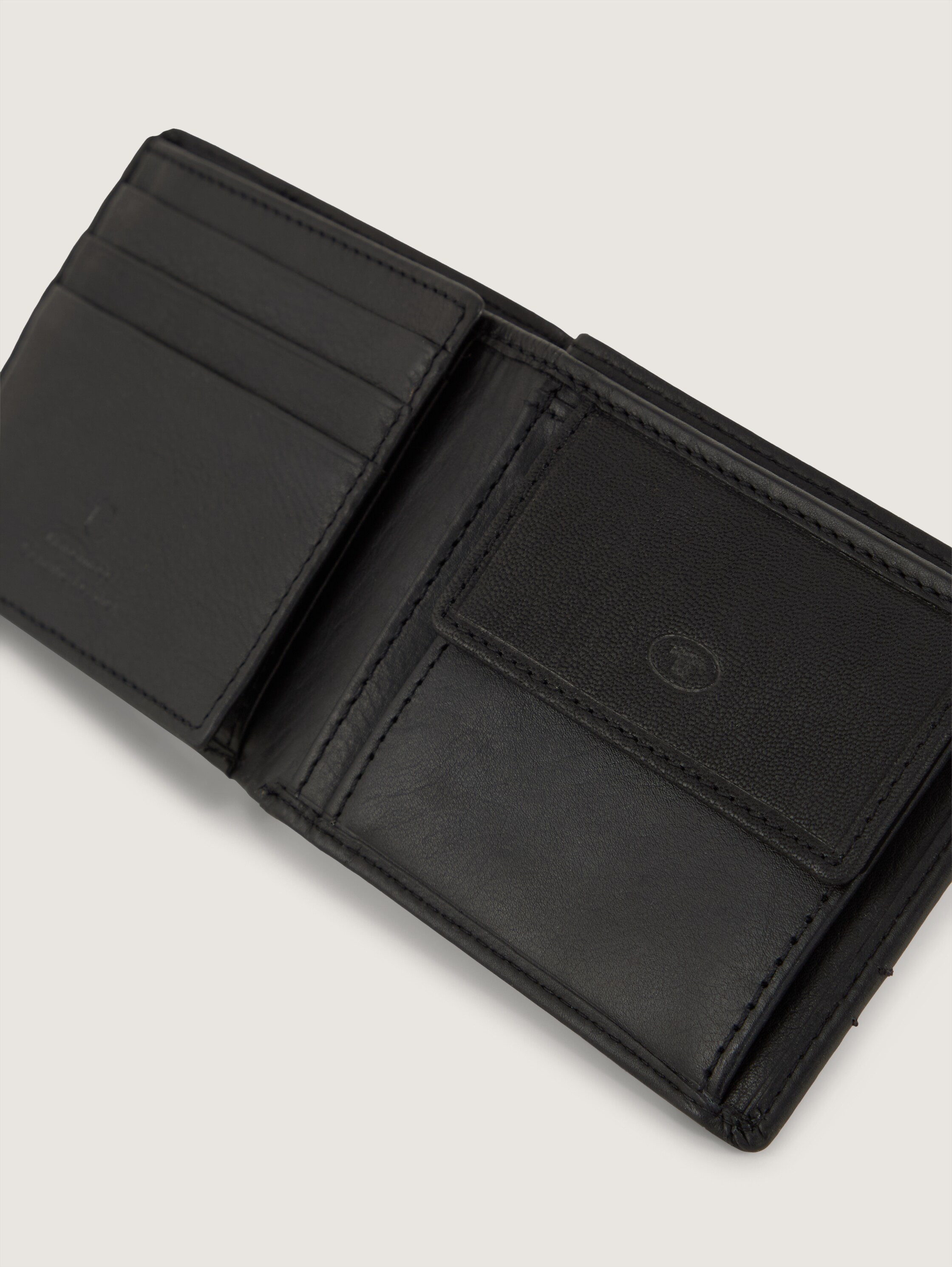 TTJERRIE leren portemonnee - schwarz_black - 