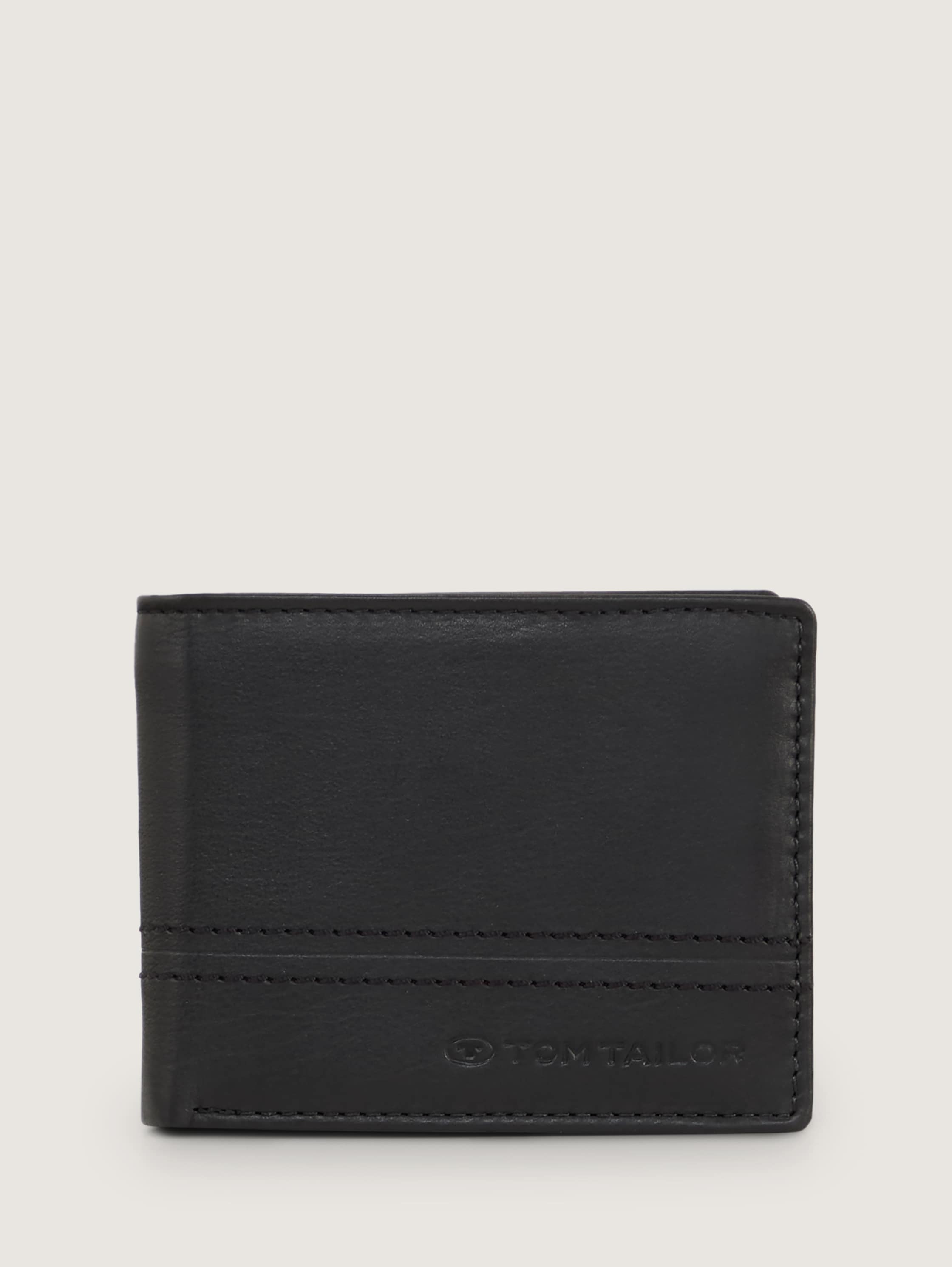 TTJERRIE leren portemonnee - schwarz_black - 