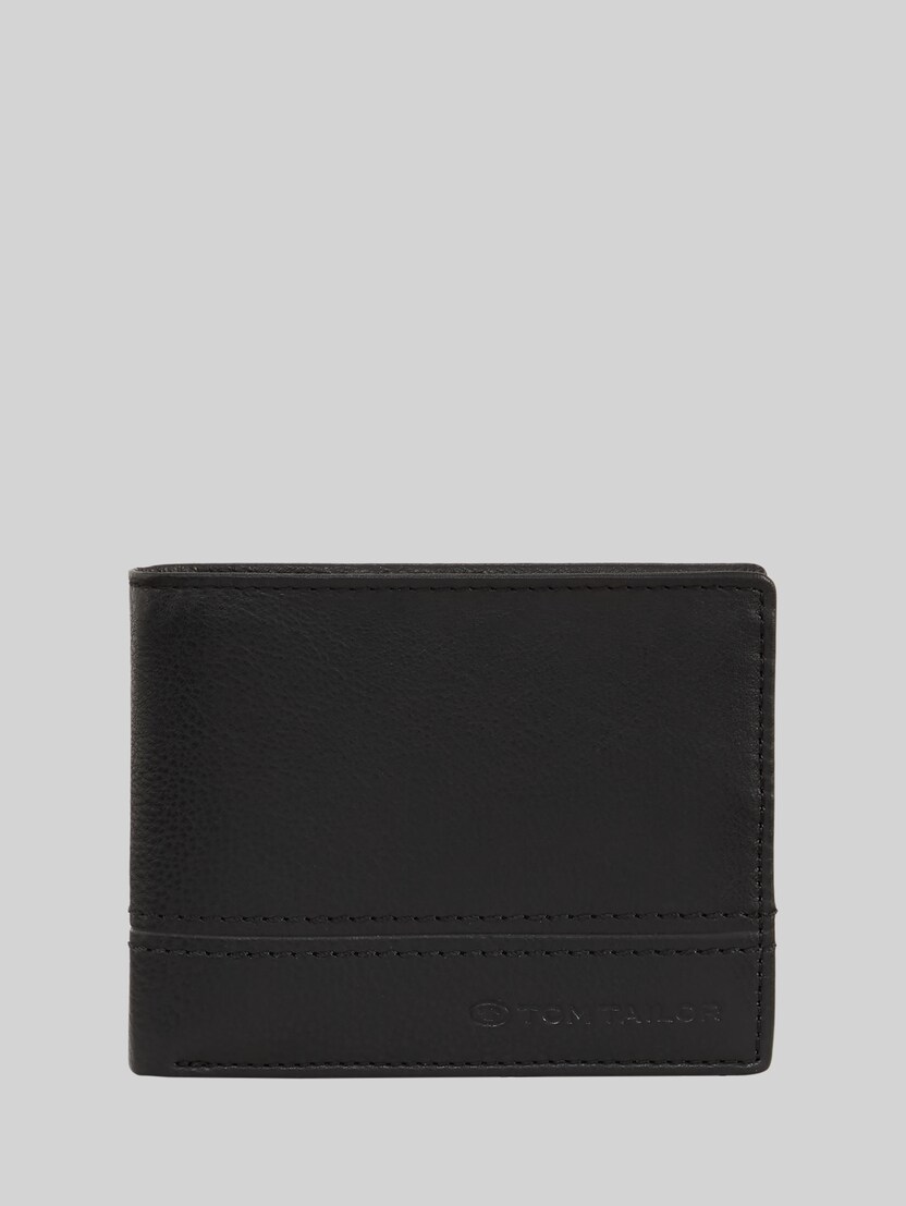 TTJERRIE Brieftasche aus Leder von Men, schwarz / black
