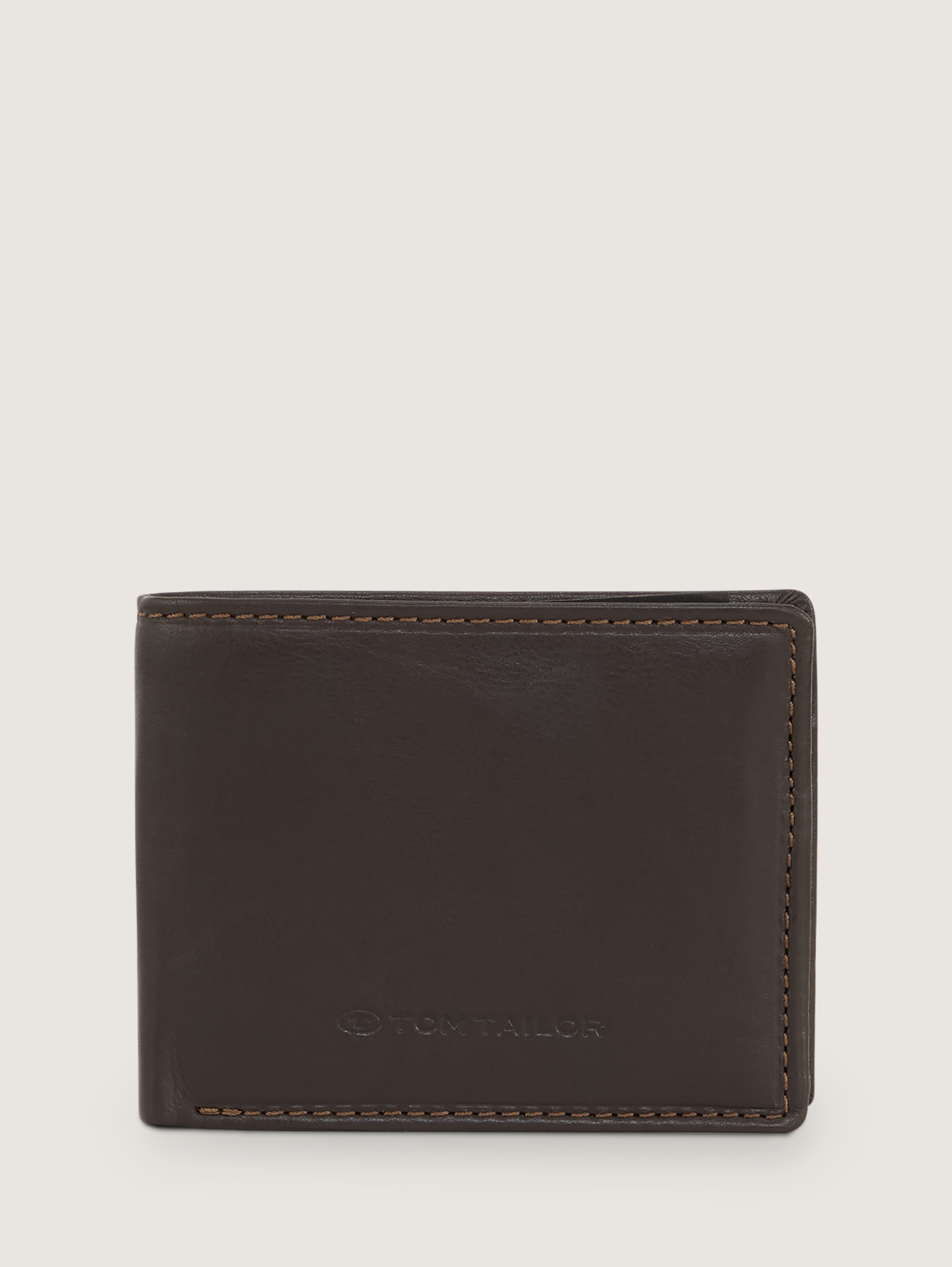 TTLARY Geldbörse aus Leder von Men, braun / brown