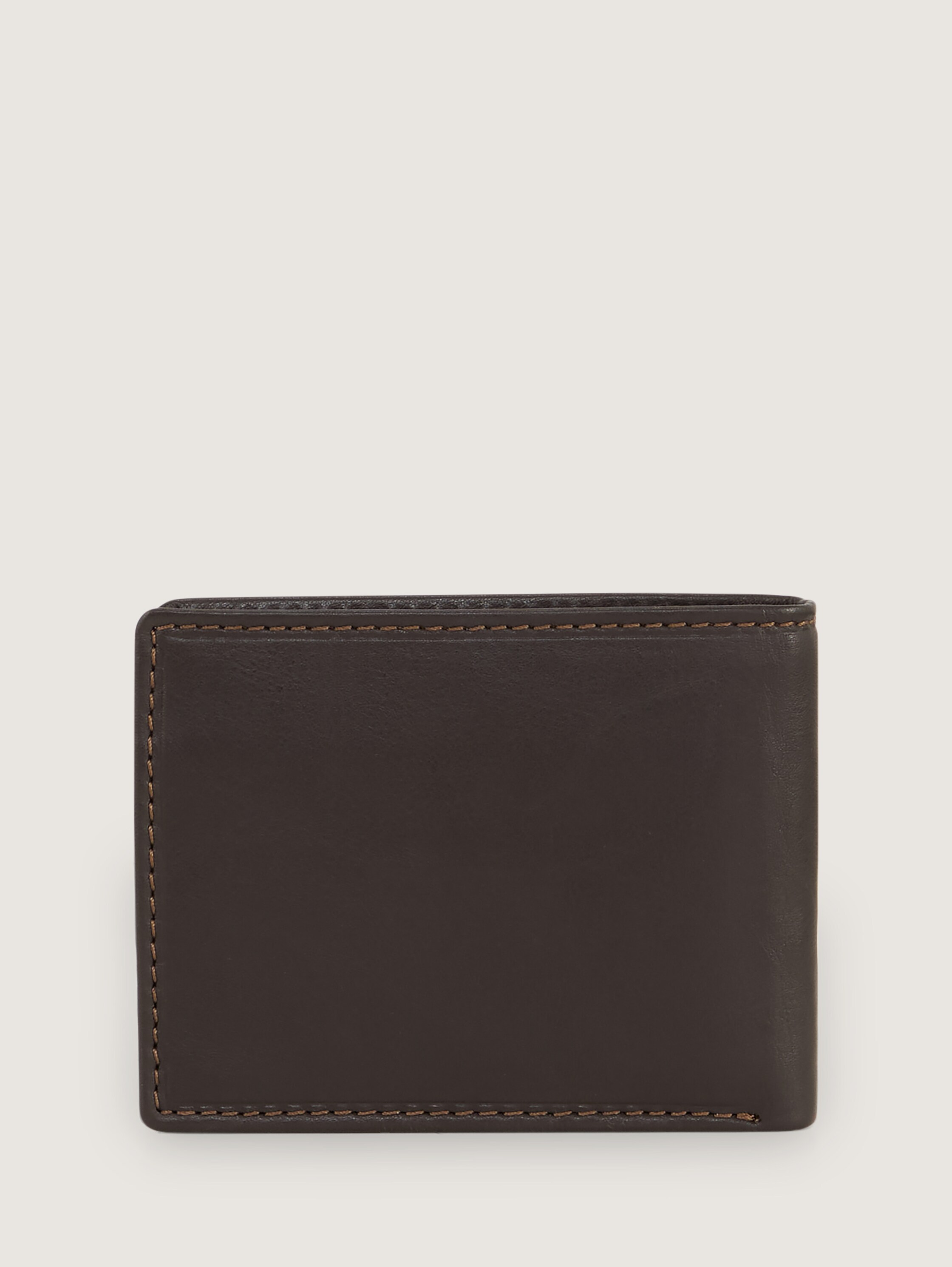 Fold-over leather purse - braun_brown - 