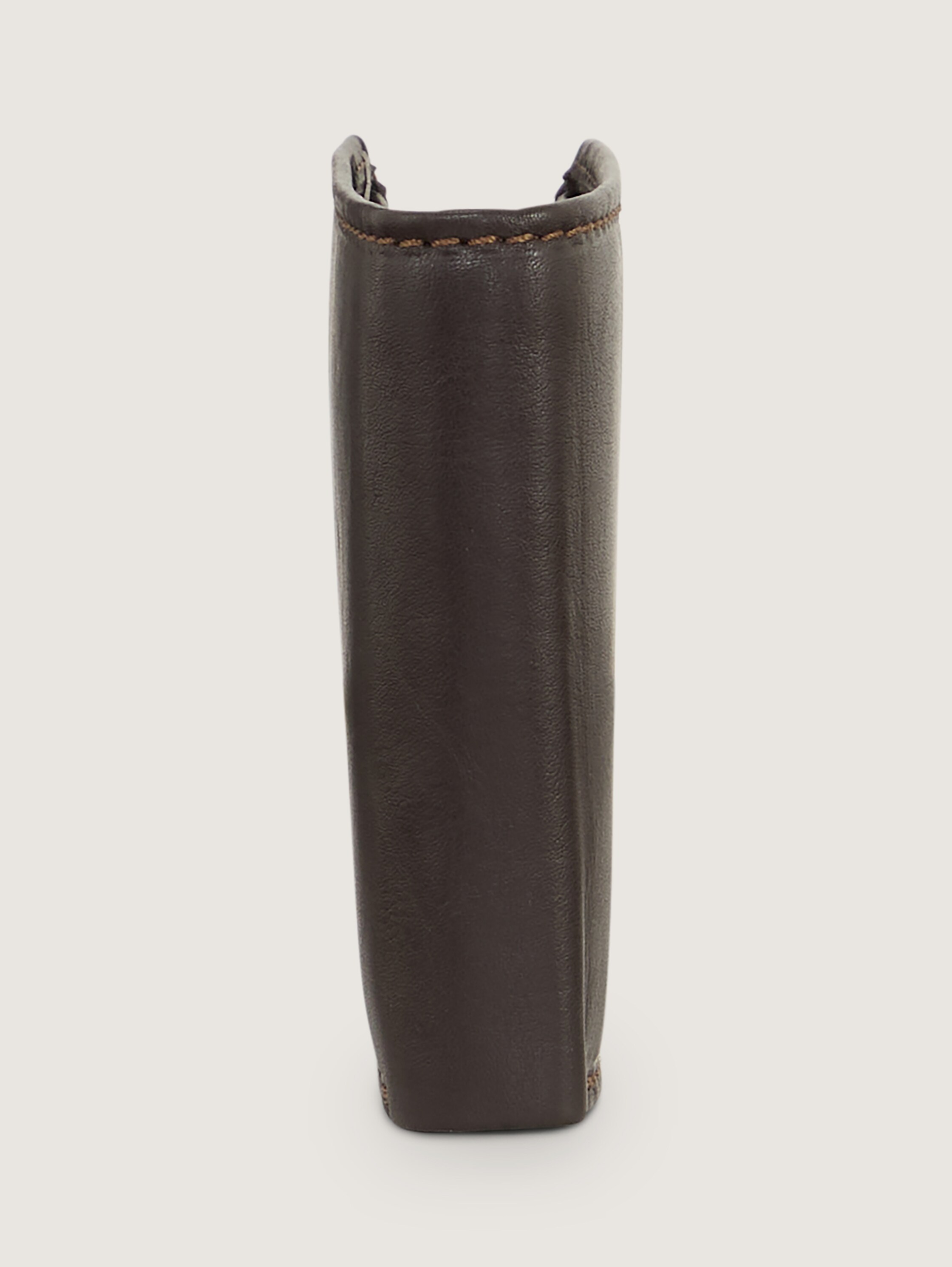 Fold-over leather purse - braun_brown - 