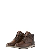 Geselecteerd, Waterdichte enkellaarsjes met voering door Tom Tailor, bruin