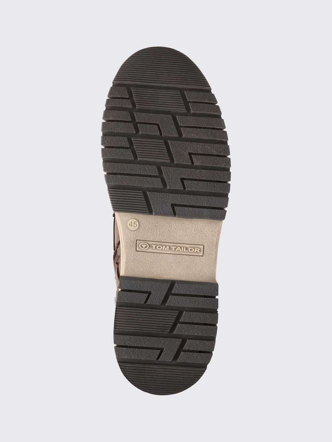 Wasserdichte Stiefeletten mit Fütterung - cognac - Produkt-Ansicht Sohle