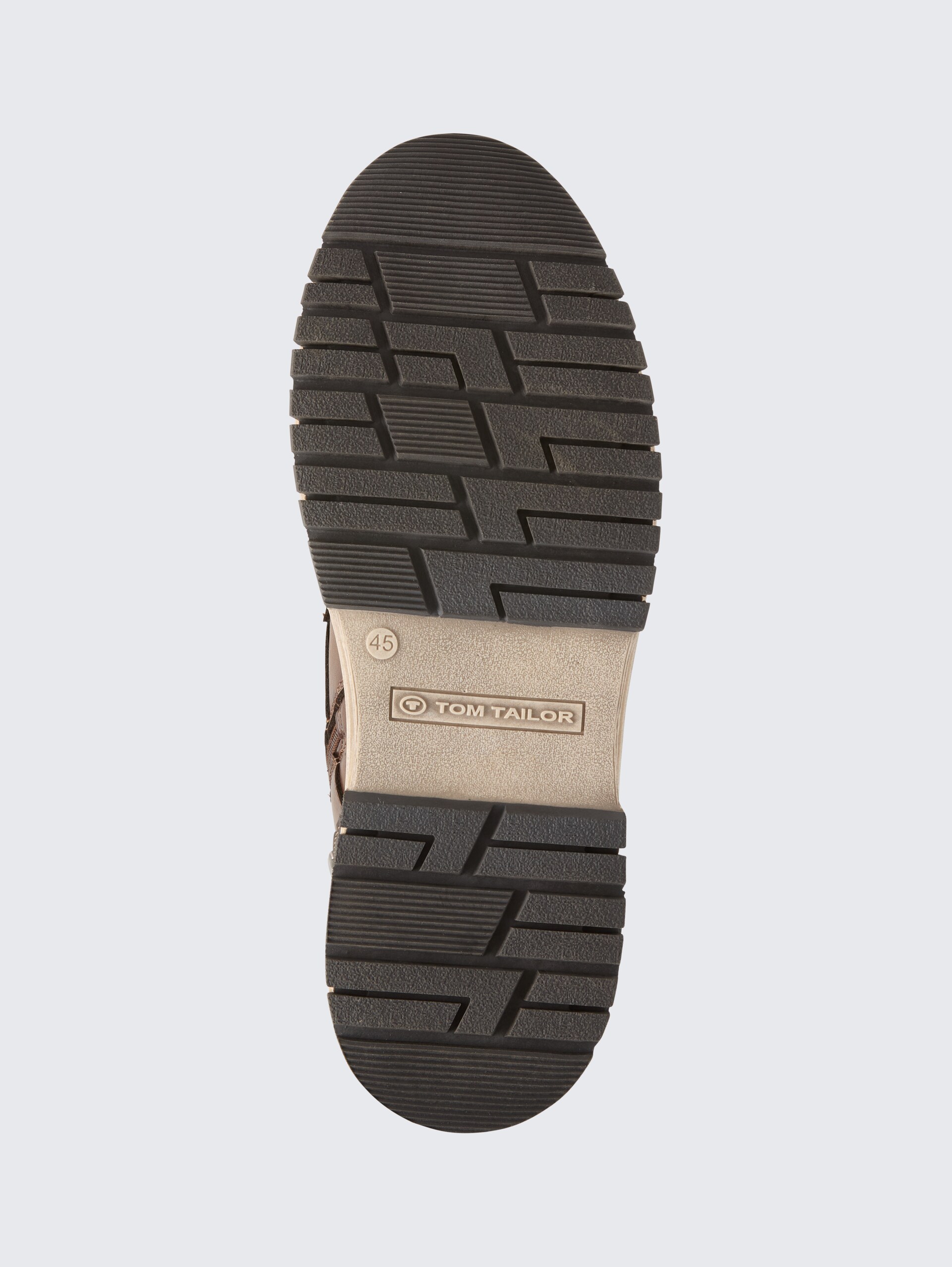 Wasserdichte Stiefeletten mit Fütterung - cognac - Produkt-Ansicht Sohle