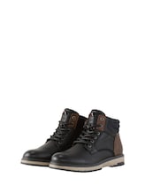 Niet geselecteerd, Waterdichte enkellaarsjes met voering door , zwart