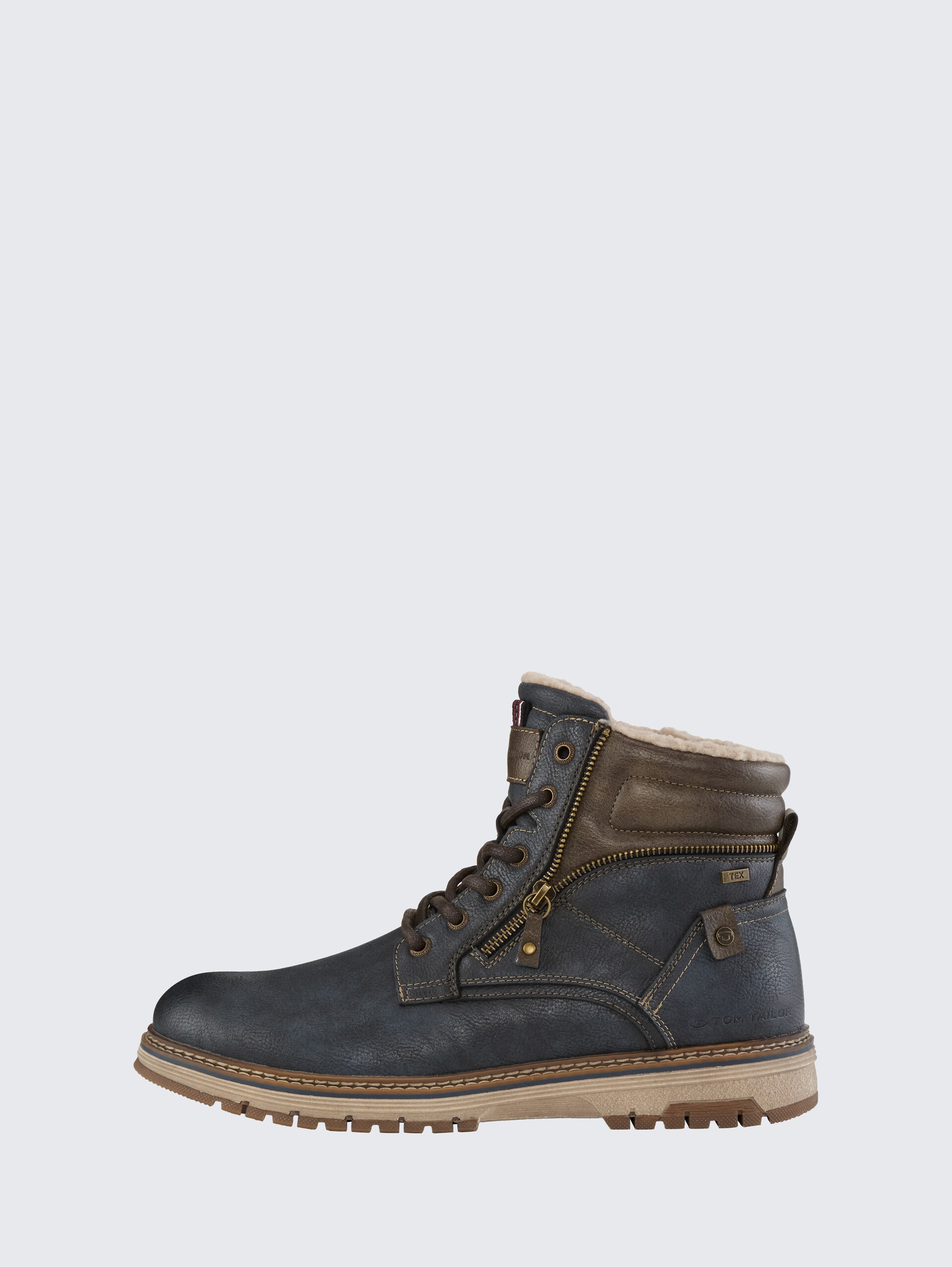 Wasserdichte Stiefeletten mit Fütterung - navy - seitliche Produkt-Ansicht