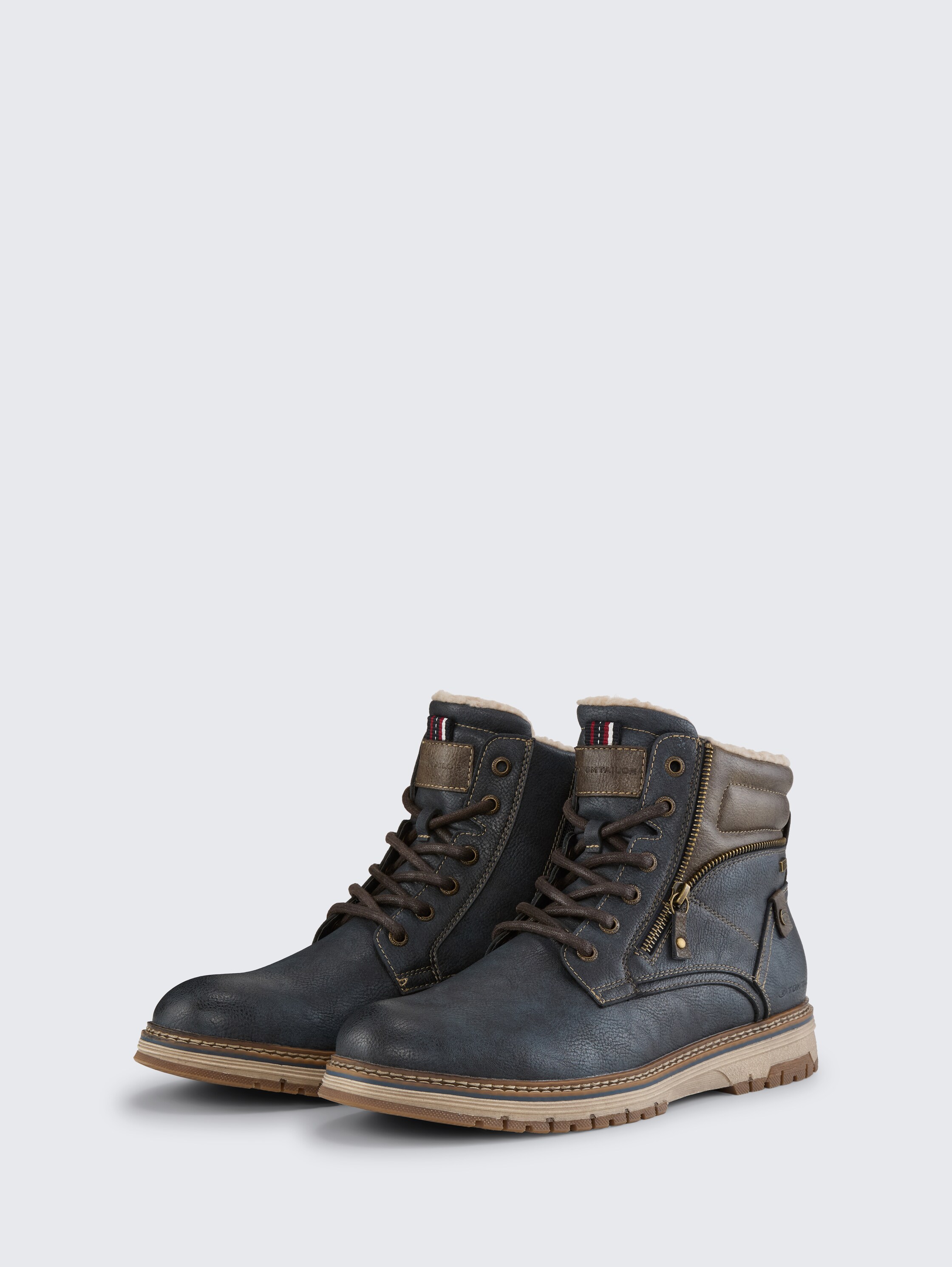 Wasserdichte Stiefeletten mit Fütterung - navy - 