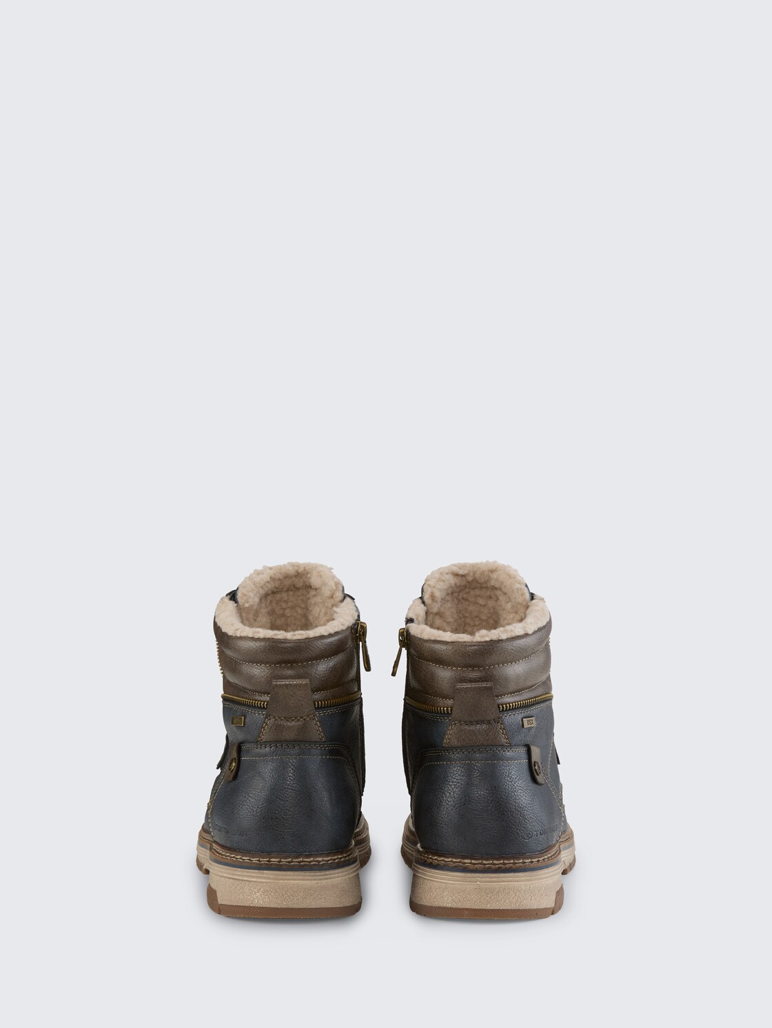 Wasserdichte Stiefeletten mit Fütterung - navy - Produkt-Rückansicht