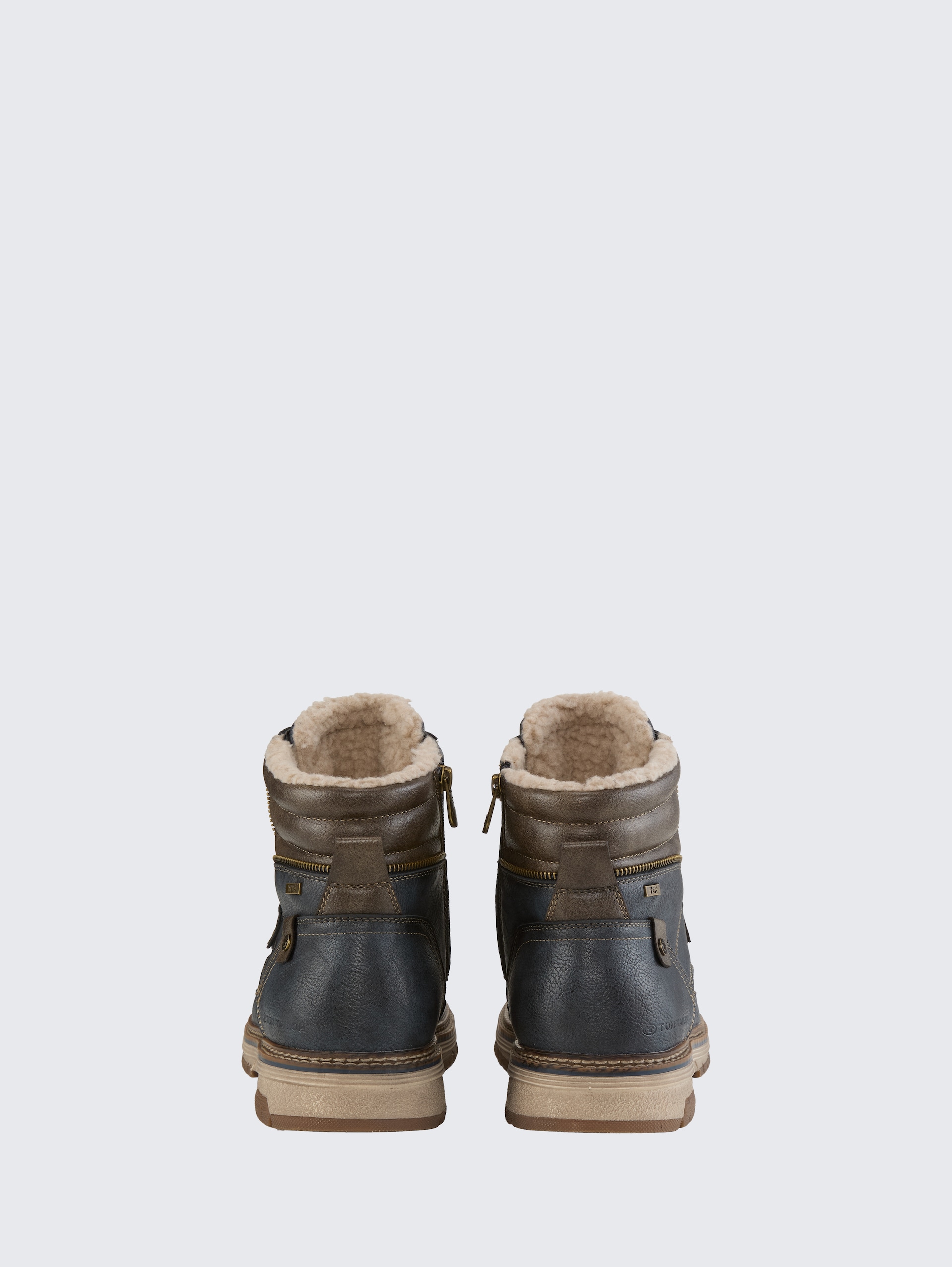 Wasserdichte Stiefeletten mit Fütterung - navy - Produkt-Rückansicht
