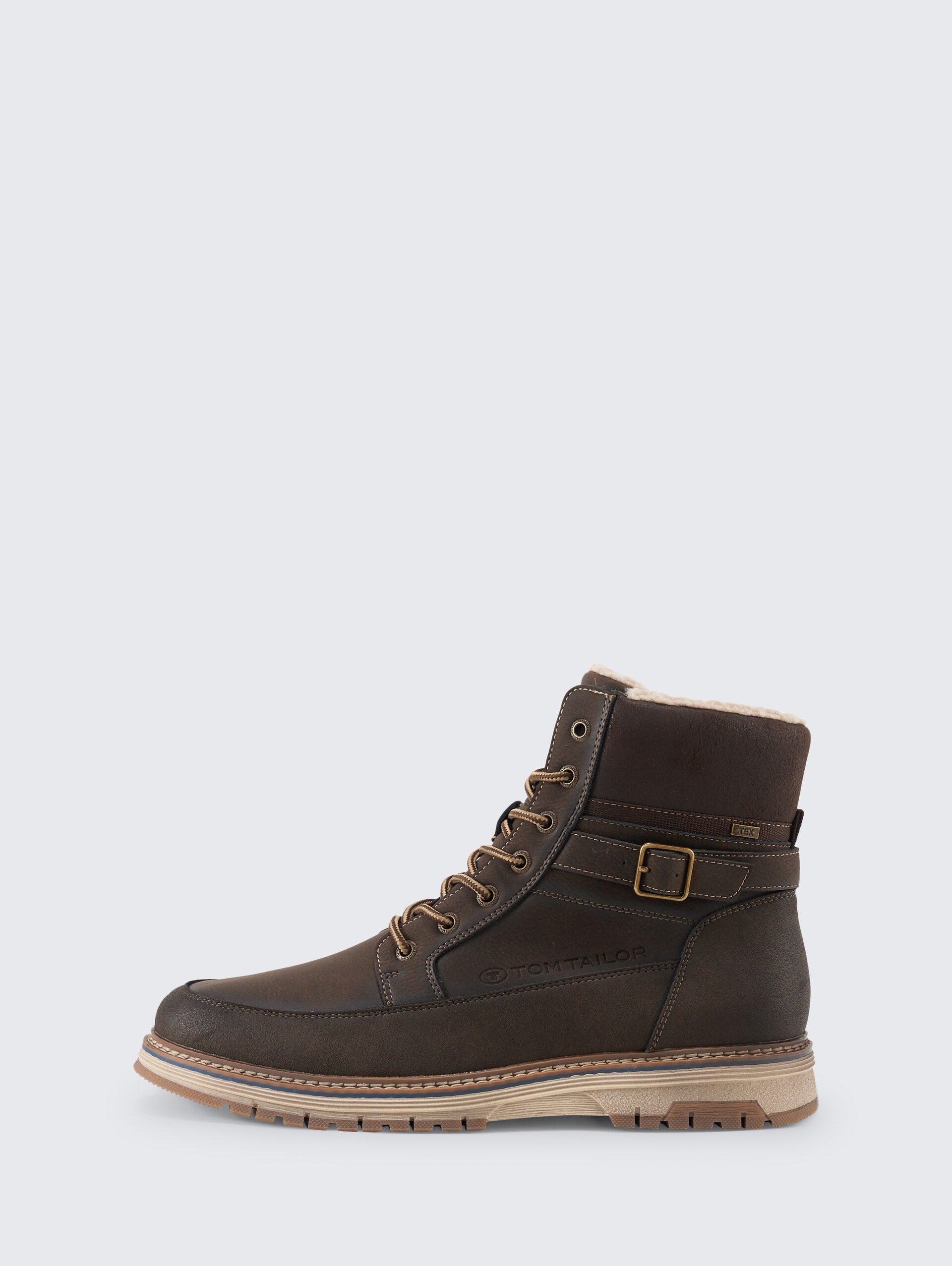 Wasserdichte Stiefeletten mit Fütterung - mokka - seitliche Produkt-Ansicht