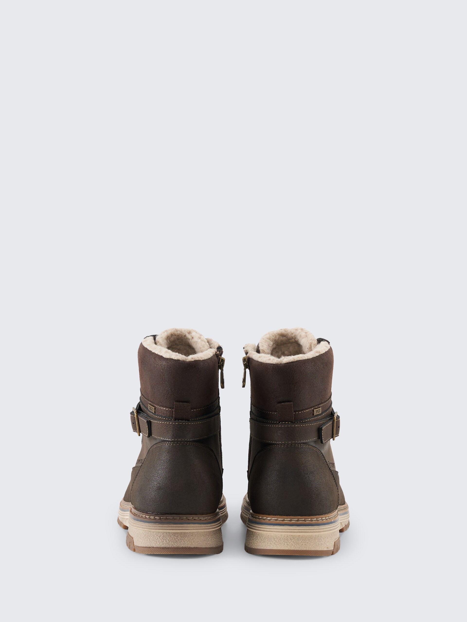 Wasserdichte Stiefeletten mit Fütterung - mokka - Produkt-Rückansicht