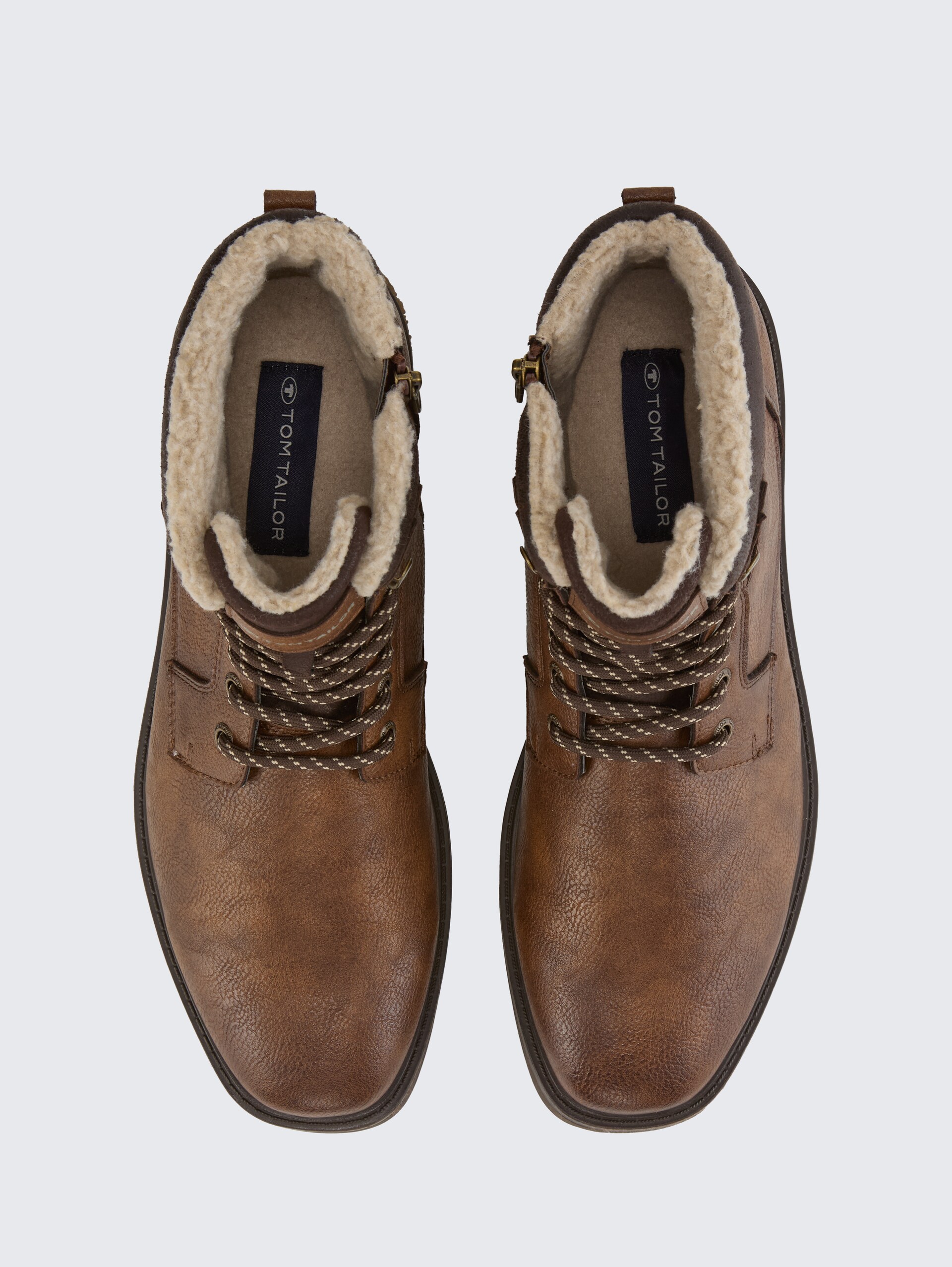 Wasserdichte Stiefeletten mit Fütterung - rust - Produkt-Ansicht von oben 