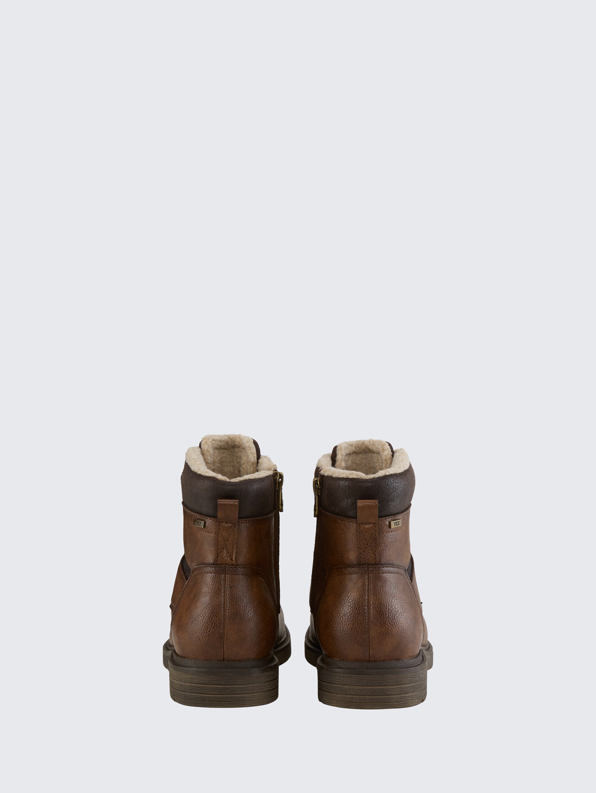 Wasserdichte Stiefeletten mit Fütterung - rust - Produkt-Rückansicht