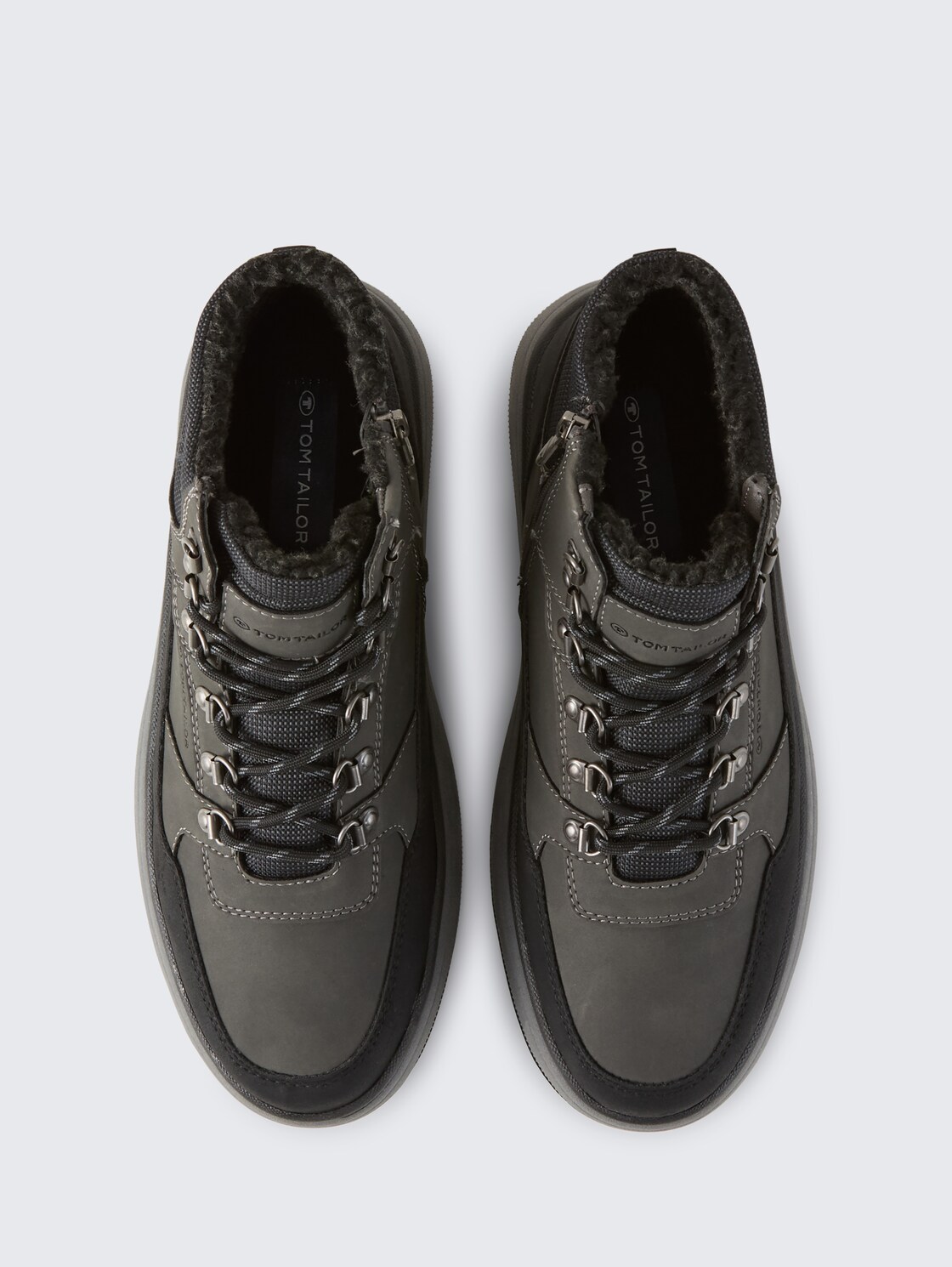 Wasserdichte Stiefeletten mit Fütterung - black-coal - Produkt-Ansicht von oben 